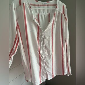 White and orange top.  Lightweight from Lascana